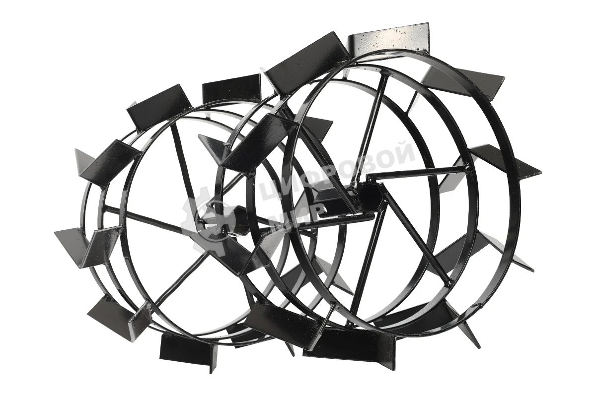 Грунтозацепы для мотоблока Patriot (д390 мм, шир130 ммшестигранник23)(пар) Грз 390.190.23 Россия