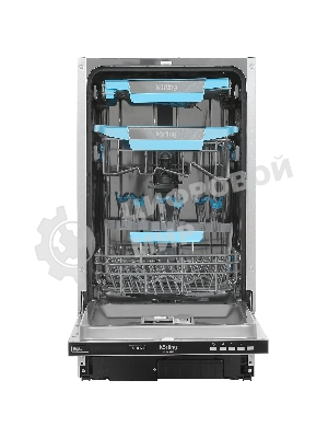 Встраиваемая посудомоечная машина Korting KDI 45570, нержавеющая сталь, 44.8 см, 10 компл., 47 дБ, класс A++