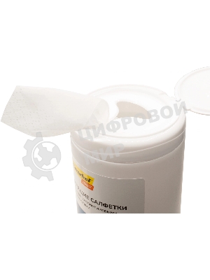 Салфетки Silwerhof DAILY для компьютеров и оргтехники туба 100 шт влажных
