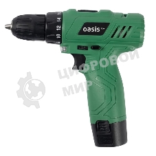 Дрель-шуруповерт Oasis AV-12 Eco, 12 В, 1,3 Ач, 24Нм, щеточный