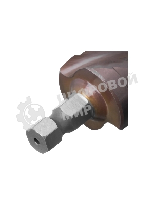 Сверло ступенчатое Denzel 6-8-10-12-14-16-18-20-22-24-26-28-30 мм, Р6М5К5, 6-гр. хвостовик