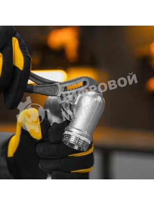 Клещи переставные Denzel обливные рукоятки, 180 мм