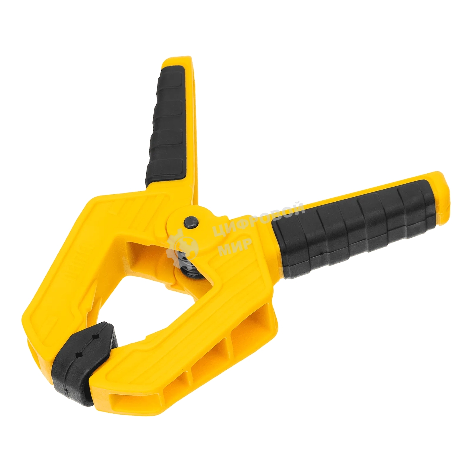 Струбцина клещеобразная Denzel усиленная 50 х 35 мм, двухкомпонентные рукоятки