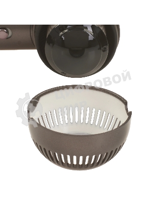 Фен Redmond HD1700 серый/коричневый, 1500 Вт, ионизация