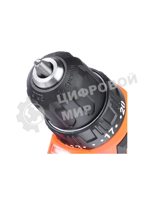 Дрель-шуруповерт Patriot BR 368Li, 12 В, 2 Ач, 45 Нм, щеточный