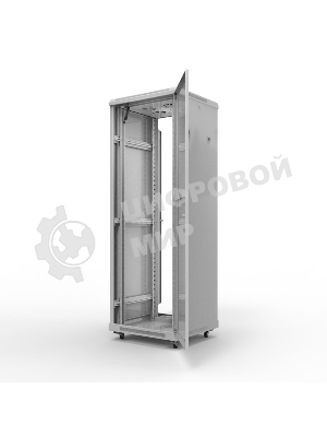 Шкаф серверный NTSS Премиум NTSS-R47U60100GS, напольный 47U 600x1000мм пер.дв.стекл металл 900кг серый 2210мм IP20