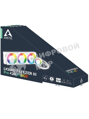Система жидкостного охлаждения Arctic Cooling Liquid Freezer III Pro 420 Multi Compatible All-In-One CPU Water Cooler (ACFRE00189A)