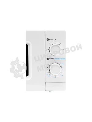 Микроволновая печь HOME HMM207BW белый, 20 л, 700 Вт, переключатели - поворотный механизм