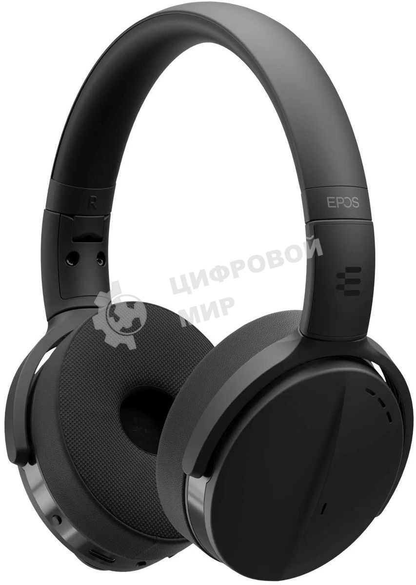 Беспроводные/проводные наушники EPOS Adapt 560 черный, накладные, Bluetooth + USB, активное шумоподавление