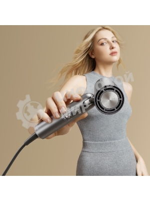 Фен Dreame AHD51 серый космос, 1300 Вт, компактный, ионизация