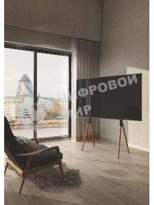 Подставка для телевизора Cactus CS-ST1247BKWN черный/орех, 49