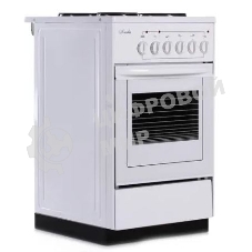 Плита электрическая Лысьва ЭП 401 СТ белый, конфорок 4 электрических, духовка 57 л, 50 см x 84 см x 60 см