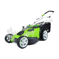 Газонокосилка аккумуляторная GreenWorks G40LM49DB, TwinForce, 40V, 49 см, без АКБ и ЗУ (2500207)