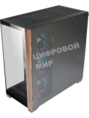 Компьютерный корпус Azza Neptune черный без БП ATX 5x120мм 2x140мм 2xUSB2.0 1xUSB3.0 audio bott PSU