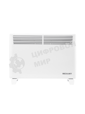 Конвектор электрический Rexant белый, 1500 Вт, 20 м2, термостат