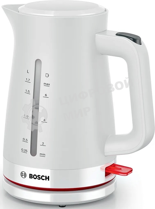 Чайник Bosch TWK3M121 1,7 л, 2400 Вт, белый