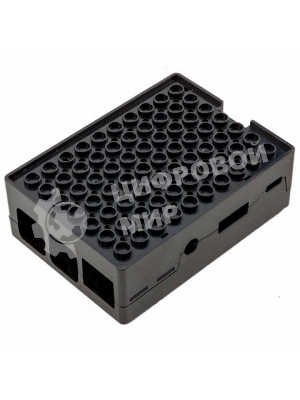 Корпус ACD RA182 black для микрокомпьютера Raspberry Pi 3 черный ABS Plastic Building Block case for Raspberry Pi 3