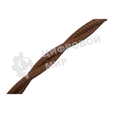 Провод Bironi B1-424-72-20 2*1,5 витой, коричневый матовый, 20 м