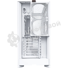 Компьютерный корпус Montech HS01 белый без БП ATX 2xUSB3.0 audio bott PSU