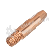 Токосъемный наконечник под проволоку Denzel 1,2 мм, М6х28, E-CU, 20 шт для MIG горелки тип 24