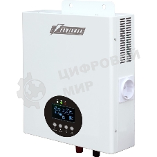 Источник бесперебойного питания ИБП POWERMAN Smart 800 HYBRID, линейно-интерактивный, 800ВА/480Вт, 165-265В, 2 евророзетки, внешняя свинцово-кислотная (AGM, GEL, FB) или LiFePO4 батарея на 12В емкостью от 55Ач (не входит в комплект поставки), ток заряда до 15А, ЖК-дисплей, навесной, 310мм х 270мм х 85мм, 6.6кг.