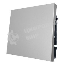 Выключатель 1-кл. СП ZIMA IP20 10А безвинт. зажим серый матовый LEZARD 704-7488-100QC