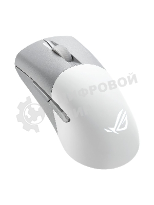 Мышь беспроводная/проводная ASUS ROG Keris Wireless AimPoint белый, 36000 dpi, радиоканал, Bluetooth, USB, кнопки - 5