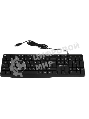 Клавиатура проводная Oklick 145M, USB, черный
