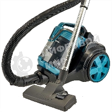 Пылесос DELTA DL-0852 черный/бирюзовый, 350/2200 Вт, уборка сухая, пылесборник контейнер, 4 л