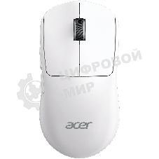Мышь беспроводная/проводная Acer OMR401 белый, 12000 dpi, радиоканал, Bluetooth, USB, кнопки - 5