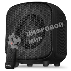 Портативная колонка SVEN PS-555, черный, 65 Вт (RMS), Bluetooth, USB, microSD, пульт
