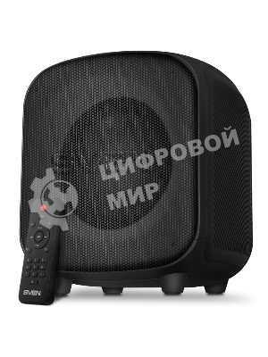 Портативная колонка SVEN PS-555, черный, 65 Вт (RMS), Bluetooth, USB, microSD, пульт