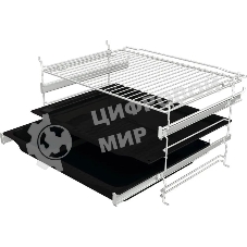 Духовой шкаф Gorenje BOS6737SYW, 77л, дверца с 2 стеклами, белый