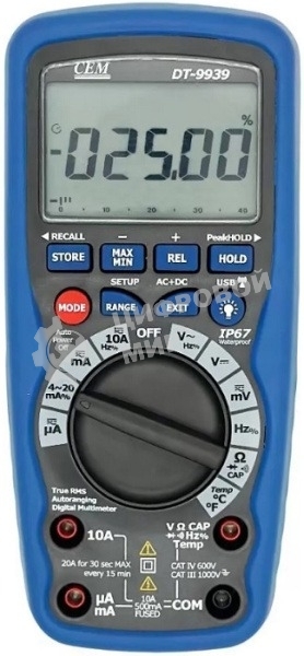 Мультиметр цифровой CEM DT-9939 CEM 481103 Профессиональный
