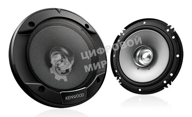 Колонки автомобильные Kenwood KFC-S1656 330Вт 87дБ 4Ом 16см (6.5дюйм) (ком.:2кол.) коаксиальные двухполосные