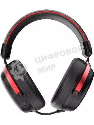 Гарнитура Acer OHR401 чёрный, беспроводная + проводная, USB/Bluetooth/mini jack 3.5 мм, до 55 ч, подсветка