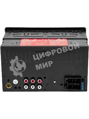 Автомагнитола ACV ADX-211BM, 2 DIN, Bluetooth, USB Type-A, AUX, пульт ДУ