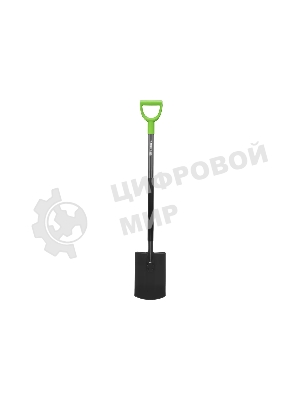 Лопата Сибртех штыковая, металлический черенок, прямоугольная