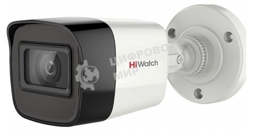 Уличная цилиндрическая аналоговая камера HiWatch DS-T280(B)(2.8мм), 1920х1080, 2 Мп, CMOS, до 20 м, IP66