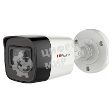 Уличная цилиндрическая аналоговая камера HiWatch DS-T280(B)(2.8мм), 1920х1080, 2 Мп, CMOS, до 20 м, IP66