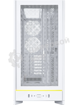 Компьютерный корпус Montech HS01 белый без БП ATX 2xUSB3.0 audio bott PSU