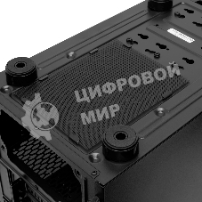 Компьютерный корпус без блока питания Case HSPD M540, Mesh Mid Tower, черный, TG, 0.45 SPCC, no fans, ATX, mATX, mITX, 160/300/150мм, 2x2.5