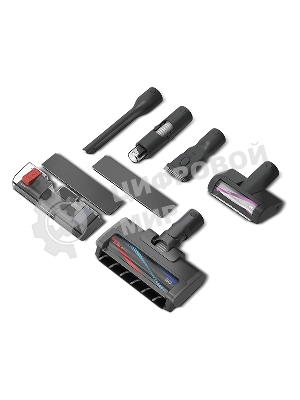 Пылесос вертикальный BQ VCA1005W Aqua Pro PREMIUM серый, питание от аккумулятора, 220 Вт, уборка сухая/влажная, пылесборник 0.5 л