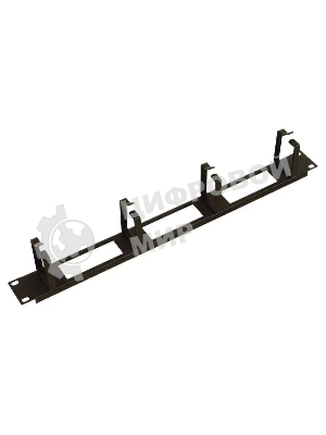 Горизонт. кабельный органайзер с окнами 19