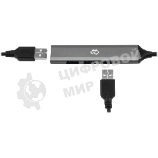 USB-разветвитель Digma DHUB-4USB-AC-3.0, USB-C + USB-A, USB 3.0 4порта, USB