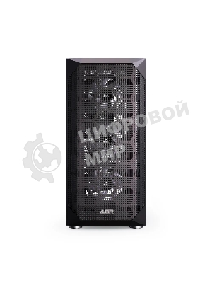 Компьютерный корпус ABR Quantum черный (1хUSB Type-C, 2хUSB 2.0, HD Audio, 4xRGb Fan, ATX, E-ATX)