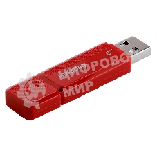 Флешка USB Smartbuy DOCK RED (SB8GBDK-R), 8Gb, USB 2.0, R/W 15/5, красный