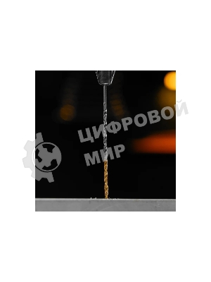 Сверло спиральное по металлу Denzel 2 х 86 мм Р6М5, Golden Tip, удлиненное, 2 шт.