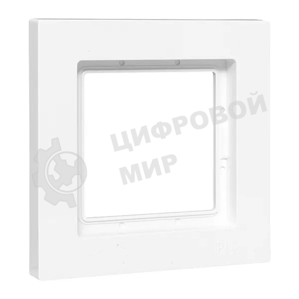Рамка Эпика 1-местная, IP44, белая, пластик