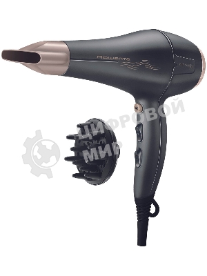 Фен Rowenta CV7827F0 черный/серебристый, 2100 Вт